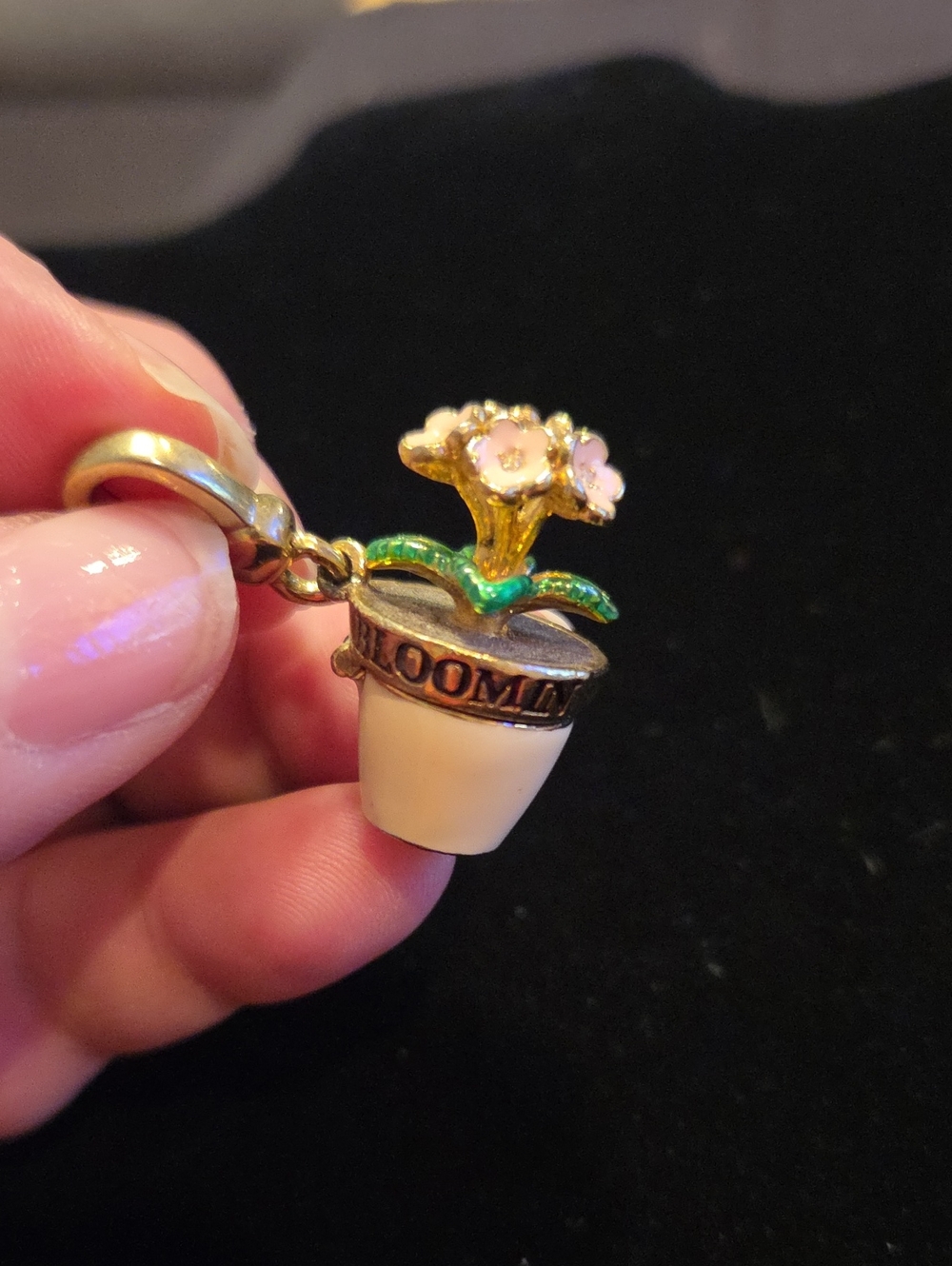 JUICY COUTURE BLOOMING FLOWERPOT CHARM